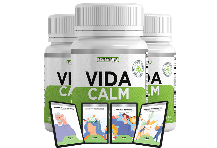 VidaCalm 3 Bottles Promotional Banner