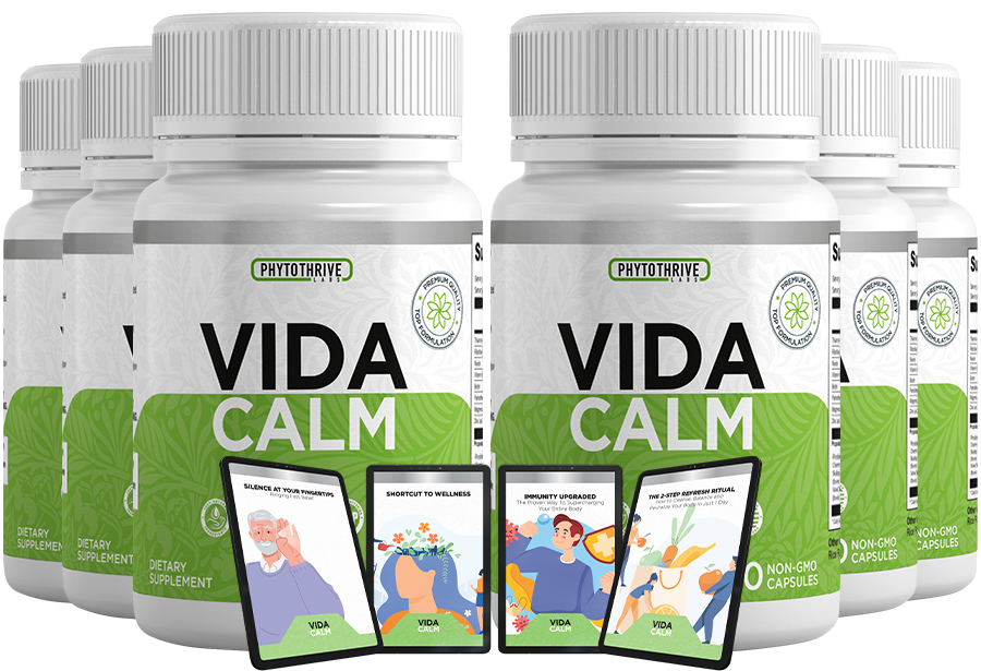 VidaCalm 6 Bottles Complete Package